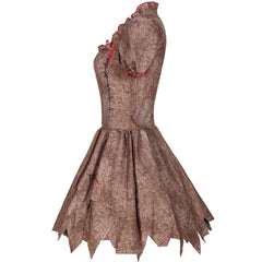 Voodoo Puppe Kostüm Damen Erwachsene Halloween Karneval Kostüm