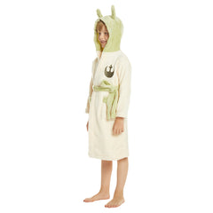 SW Kinder Yoda-Bademantel geeignet für Kinder von 6 bis 10 Jahren