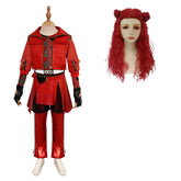 Kinder Mädchen Kleid Descendants: The Rise of Red- Red Cosplay Kostüm Outfits Halloween Karneval Anzug