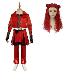Kinder Mädchen Kleid Descendants: The Rise of Red- Red Cosplay Kostüm Outfits Halloween Karneval Anzug