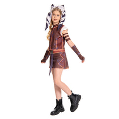 Kinder Asoka Tano SW Outfits Cosplay Kostüm