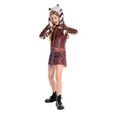 Kinder Asoka Tano SW Outfits Cosplay Kostüm