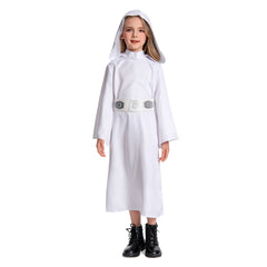 Kinder Mädchen Leia Cosplay Kostüm Outfits Halloween Karneval Anzug