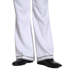 Herren Cosplay Kostüm Jumpsuit Outfits Halloween Karneval Anzug ABBA Benny Anderson Retro Style