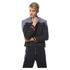 Herren Picard Jacke Cosplay Kostüm Outfits