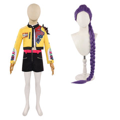 Kinder Mädchen Rumi Cosplay Kostüm Halloween Karneval Party Anzug