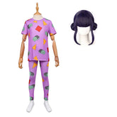 Kinder Mädchen Kpop Demon Hunters Zoey cosplay Schlafanzug Cosplay Kostüm Halloween Karneval Party Anzug