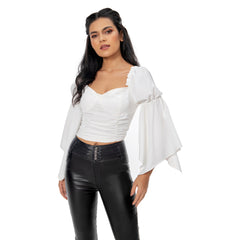 Mittelalterliche Bluse Piratenbluse Cosplay langarm Blouse Outfits Halloween Karneval Party Oberteil