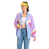 Damen 80er Jahre Jacke Cosplay Kostüm Outfits Halloween Karneval Anzug
