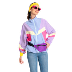 Damen 80er Jahre Jacke Cosplay Kostüm Outfits Halloween Karneval Anzug