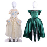 Kinder Mädchen Kleid Kostüm Addams Agnes Enid Mittwoch Cosplay Outfit Halloween Karneval Party