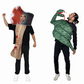 Erwachsene unisex Lustige Kostüme Axt und Schlange Cosplay Funny Kostüm Outfits Halloween Karneval Anzug