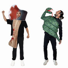Erwachsene unisex Lustige Kostüme Axt und Schlange Cosplay Funny Kostüm Outfits Halloween Karneval Anzug
