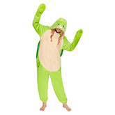 Erwachsene Unisex Meeresschildkröte Tier kostüm grün Schlafanzug einteiliger Pyjama