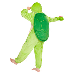 Erwachsene Unisex Meeresschildkröte Tier kostüm grün Schlafanzug einteiliger Pyjama