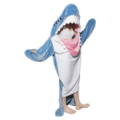 Erwachsene Unisex Hai Tierkostüm Schlafanzug einteiliger Pyjama Ultraweich Bequem - Perfekt für Entspannung