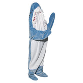Erwachsene Unisex Hai Tierkostüm Schlafanzug einteiliger Pyjama Ultraweich Bequem - Perfekt für Entspannung