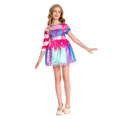 Kinder Mädchen Zuckerwerk Cosplay Kostüm Outfits Fantasia Halloween Karneval Party