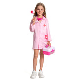 arztkittel kinder Kostüm Cosplay Outfits Halloween Karneval Anzug Kinderarzt Krankenschwester