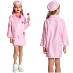 arztkittel kinder Kostüm Cosplay Outfits Halloween Karneval Anzug Kinderarzt Krankenschwester