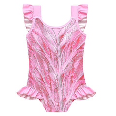 Kinder Mädchen Glinda Wicked Cosplay Kostüm Outfits Halloween Karneval Anzug