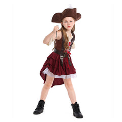 Kinder Mädchen pirat seeräuber Halloween Pirat Kleid Cosplay Kostüm Outfits