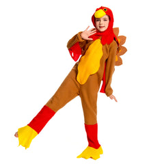 Erwachsene Kinder Türkei Cosplay Kostüm Outfits Halloween Karneval Anzug Thanksgiving Tier Performance Kostüm