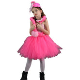 Kinder Mädchen tutu Kleid Flamingo Cosplay Kostüm Outfits Halloween Karneval Anzug