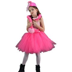 Kinder Mädchen tutu Kleid Flamingo Cosplay Kostüm Outfits Halloween Karneval Anzug