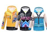 Kinder Mädchen Huntrix Kpop Demon Hunters Rumi Cosplay Hoodie 3D Druck Kinder Sweatshirt