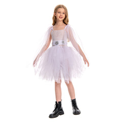 SW Kinder Mädchen Leia Cosplay tutu Kleid Kostüm Outfits Halloween Karneval Anzug