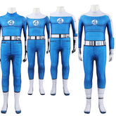 Kinder Fantastic Four Susan Storm Richards Invisible Woman Cosplay Kostüm Outfits Halloween Karneval Anzug