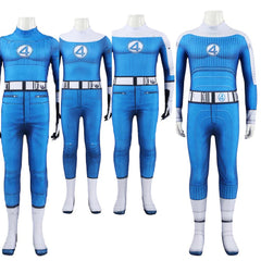 Kinder Fantastic Four Susan Storm Richards Invisible Woman Cosplay Kostüm Outfits Halloween Karneval Anzug