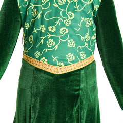 Kinder Mädchen Shrek Prinzessin-Fiona Kleid Cosplay Kostüm Outfits Party Verkleidung Anzug
