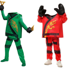 Kinder Cosplay Kostüm Halloween Karneval Party Anzug Lego Ninjago
