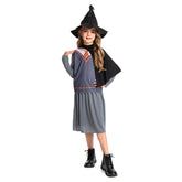 Kinder Mädchen Hexen Bühne Performance Kleidung Cosplay Kostüm Outfits Halloween Karneval Anzug
