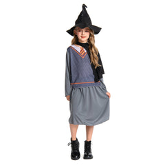 Kinder Mädchen Hexen Bühne Performance Kleidung Cosplay Kostüm Outfits Halloween Karneval Anzug