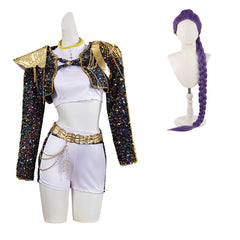 Kinder Mädchen Rumi Cosplay Kostüm Halloween Karneval Party Anzug