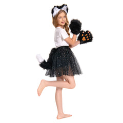 Kinder Mädchen Tutu Kleid Fuchs Cosplay Kostüm Outfits Halloween Karneval Anzug