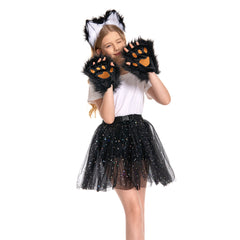 Kinder Mädchen Tutu Kleid Fuchs Cosplay Kostüm Outfits Halloween Karneval Anzug