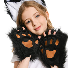 Kinder Mädchen Tutu Kleid Fuchs Cosplay Kostüm Outfits Halloween Karneval Anzug