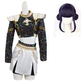 Huntrix Kpop Demon Hunters Kinder Mädchen Zoey Cosplay Kostüm Halloween Karneval party Anzug