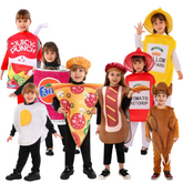 Kinder Pizza Bühne Auftritt Kleidung Cosplay Kostüm Outfits Halloween Karneval Anzug