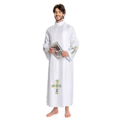 Herren pastor uniform Cosplay Kostüm Outfits Halloween Karneval Anzug