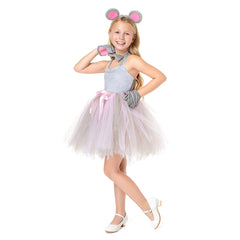 Kinder Mädchen Maus tutu Kleid Cosplay Kostüm Outfits Halloween Karneval Anzug