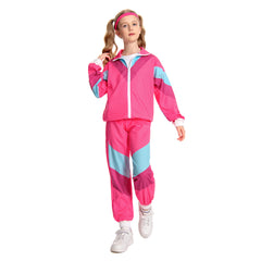 Kinder Retro 80 90S Hip hop Sportkleidung Cosplay Kostüm Outfits Halloween Karneval Anzug