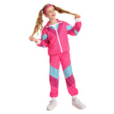 Kinder Retro 80 90S Hip hop Sportkleidung Cosplay Kostüm Outfits Halloween Karneval Anzug