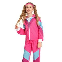 Kinder Retro 80 90S Hip hop Sportkleidung Cosplay Kostüm Outfits Halloween Karneval Anzug