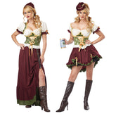 Damen Oktoberfest München Bierfest Kleidung Kleid Halloween Karneval Party Anzug