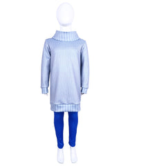 Alles Steht Kopf 2 Inside Out -Sadness Cosplay Kostüm Outfits Halloween Karneval Anzug